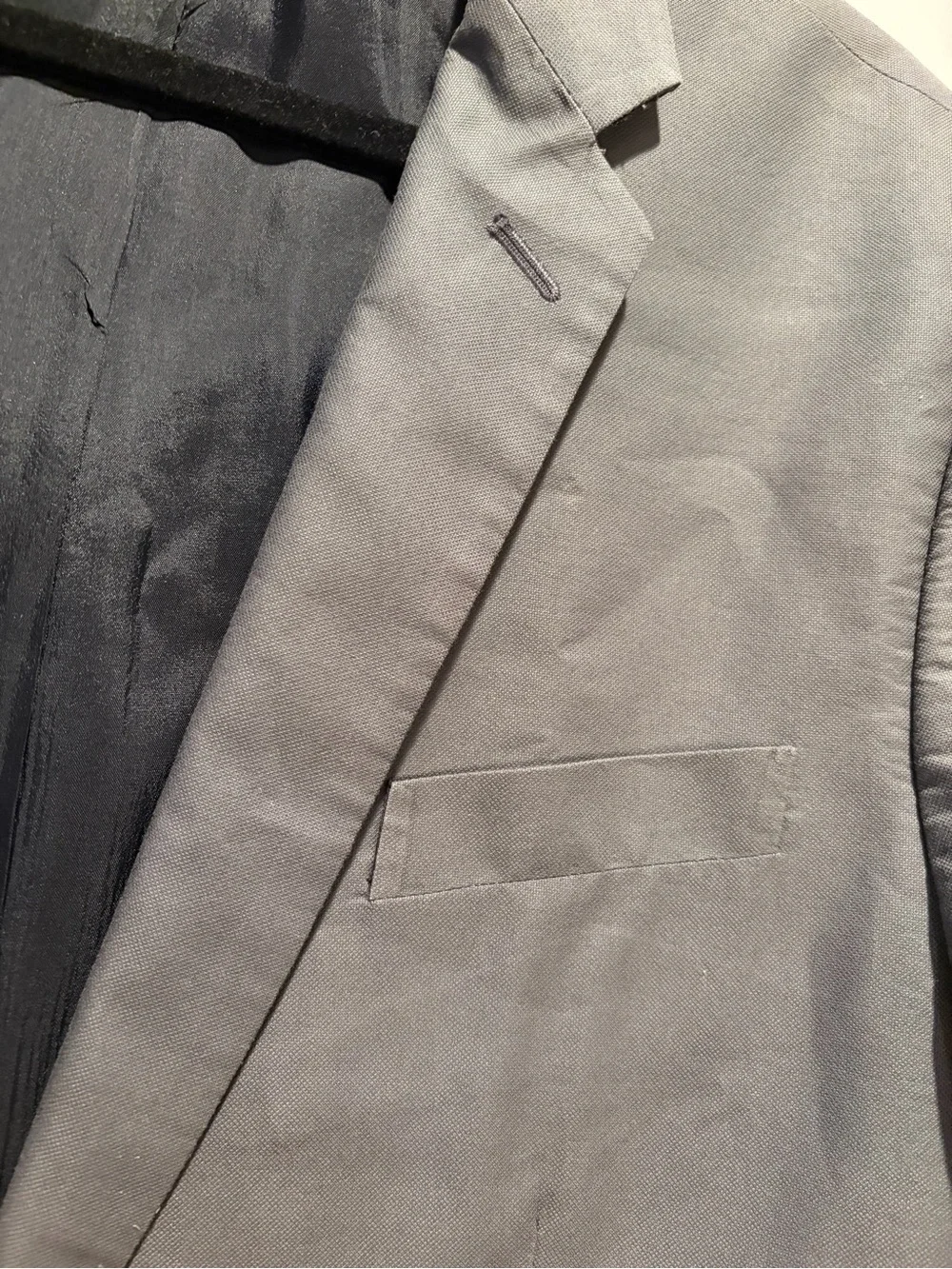 Full 2 Piece Suit J.CREW Men's Gray 100% Cotton 44R 34W 32L Thompson
